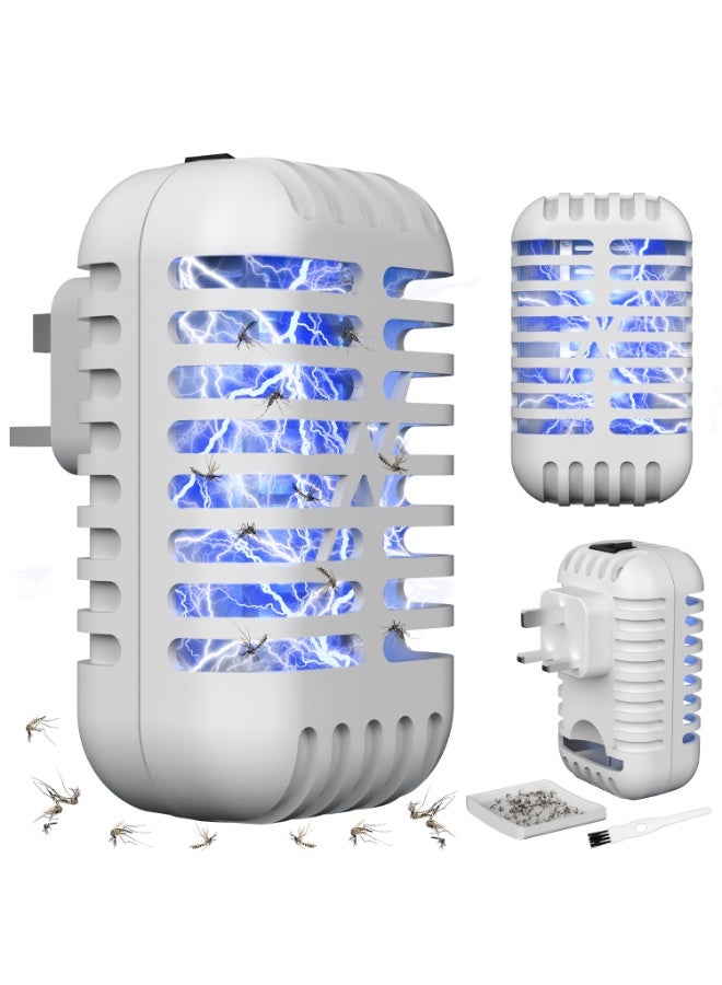 Yakiter Mosquito Killer Lamp,Fly Zapper with UV Light,Electric Mosquito Bug Zapper,Insect Trap Lamp, Indoor Plug-in Mosquito Repellent Device for Home, Bedroom, Kitchen, Office（White） - Image 1